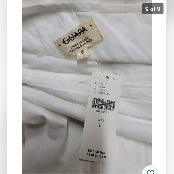 Anthropologie One-Shoulder Midi Dress Size 8 - Picture 9 of 9